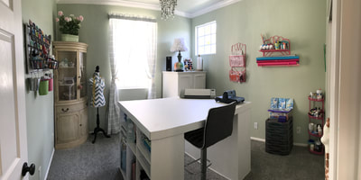 Sweet Janine's: My old craft room set up.